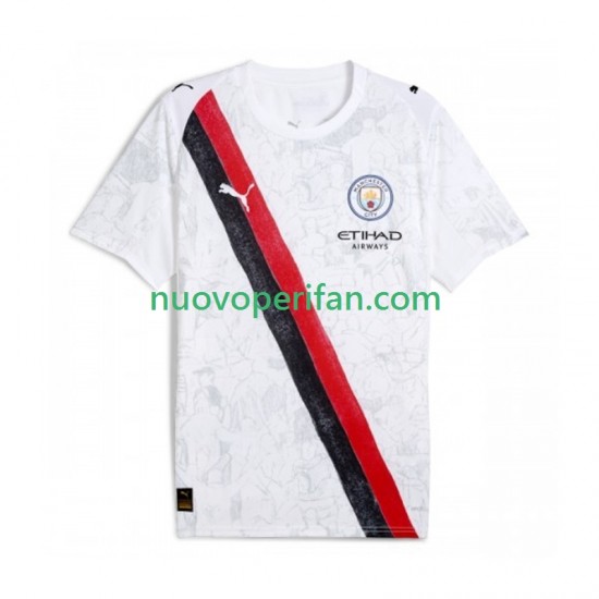 Maglie da Calcio Manchester City UPER Uomo Bambino Prima Tenuta 2025-2026 Maniche Corte