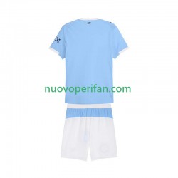 Maglie da Calcio Manchester City Bambino Prima Tenuta 2025-2026 Maniche Corte