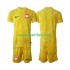 Maglie da Calcio Polonia Portiere Bambino Prima Tenuta 2024 Maniche Corte