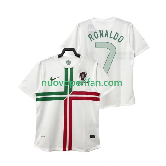 Maglie da Calcio Portogallo Cristiano Ronaldo 7 2012 Retro Uomo Trasferta Tenuta Maniche Corte