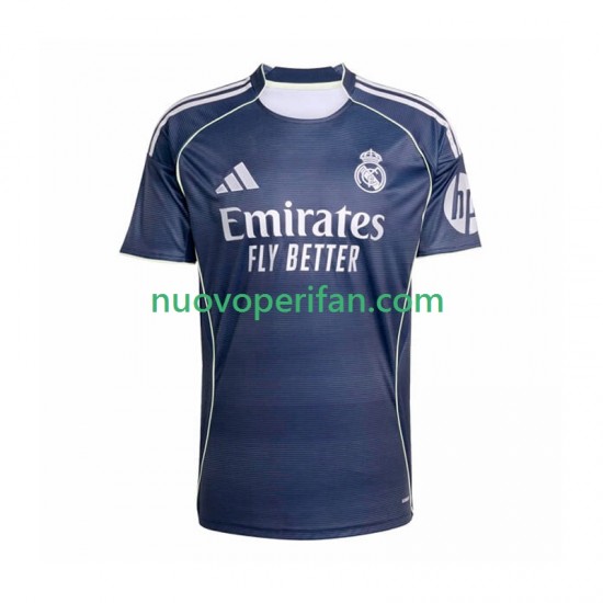 Maglie da Calcio Real Madrid Uomo Trasferta Tenuta 2025-2026 Maniche Corte