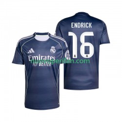 Maglie da Calcio Real Madrid Endrick 16 Uomo Trasferta Tenuta 2025-2026 Maniche Corte