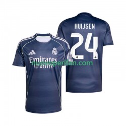 Maglie da Calcio Real Madrid Huijsen 24 Uomo Trasferta Tenuta 2025-2026 Maniche Corte