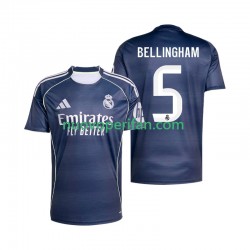 Maglie da Calcio Real Madrid Jude Bellingham 5 Uomo Trasferta Tenuta 2025-2026 Maniche Corte