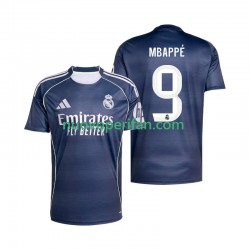 Maglie da Calcio Real Madrid Mbappé Kylian 9 Uomo Trasferta Tenuta 2025-2026 Maniche Corte