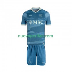 Maglie da Calcio Napoli SSC Special Bambino Prima Tenuta 2024-2025 Maniche Corte