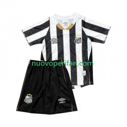 Maglie da Calcio Santos FC Bambino Trasferta Tenuta 2025-2026 Maniche Corte