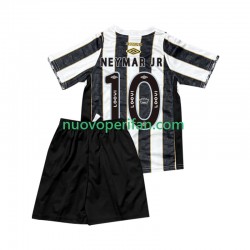 Maglie da Calcio Santos FC Neymar JR 10 Bambino Trasferta Tenuta 2025-2026 Maniche Corte