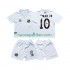 Maglie da Calcio Santos FC Neymar JR 10 Bambino Prima Tenuta 2025-2026 Maniche Corte