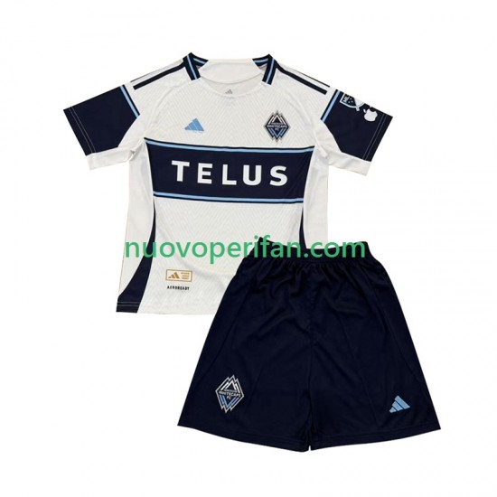 Maglie da Calcio Vancouver Whitecaps Bambino Trasferta Tenuta 2025 Maniche Corte