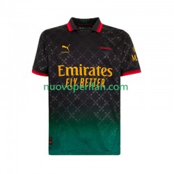 Maglie da Calcio AC Milan Santiago Gimenez 7 Uomo Quarta Tenuta 2024-2025 Maniche Corte