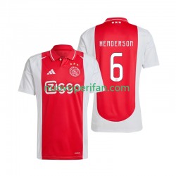 Maglie da Calcio AFC Ajax Henderson 6 Uomo Prima Tenuta 2024-2025 Maniche Corte