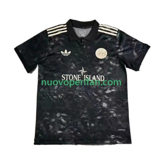 Maglie da Calcio AFC Ajax Stone Island Uomo 2024-2025 Maniche Corte