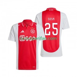 Maglie da Calcio AFC Ajax Wout Weghorst 25 Uomo Prima Tenuta 2024-2025 Maniche Corte