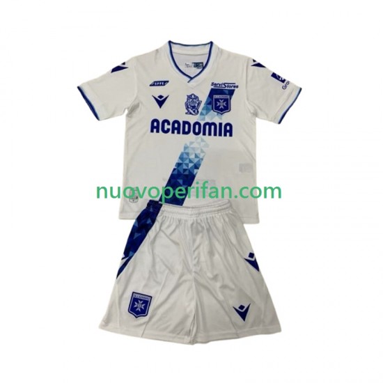 Maglie da Calcio AJ Auxerre Bambino Prima Tenuta 2024-2025 Maniche Corte