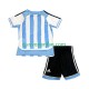 Maglie da Calcio Argentina Retro Bambino Prima Tenuta 2006 Maniche Corte