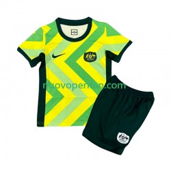 Maglie da Calcio Australia Bambino Prima Tenuta 2025 Maniche Corte