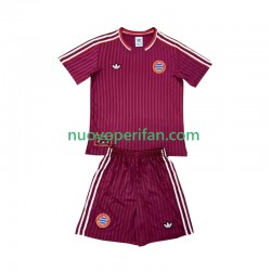 Maglie da Calcio FC Bayern München Icon Bambino Prima Tenuta 2024-2025 Maniche Corte