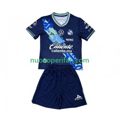 Maglie da Calcio Club Puebla Bambino Trasferta Tenuta 2024-2025 Maniche Corte