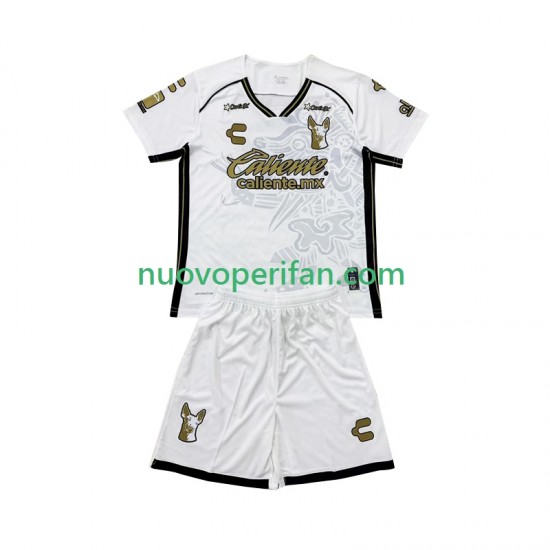 Maglie da Calcio Club Tijuana Bambino Trasferta Tenuta 2024-2025 Maniche Corte