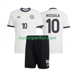 Maglie da Calcio Germania Jamal Musiala 10 ANVERSARY Bambino Prima Tenuta 2025 Maniche Corte