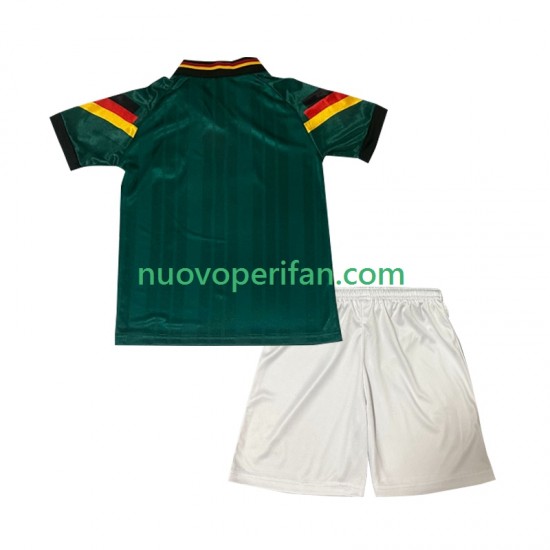 Maglie da Calcio Germania 1992 Retro Bambino Trasferta Tenuta Maniche Corte