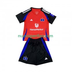 Maglie da Calcio Hamburger SV Bambino Alternativa Tenuta 2024-2025 Maniche Corte