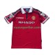 Maglie da Calcio Manchester United Beckham 7 Retro Uomo Prima Tenuta 1998 1999 Maniche Corte