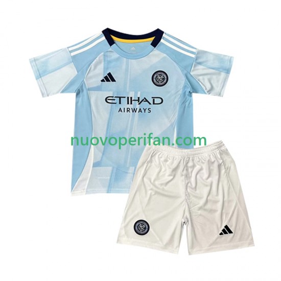 Maglie da Calcio New York City FC Bambino Prima Tenuta 2025 Maniche Corte