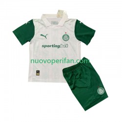 Maglie da Calcio Palmeiras Bambino Trasferta Tenuta 2025 Maniche Corte