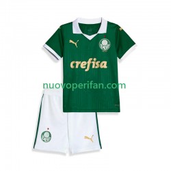 Maglie da Calcio Palmeiras Bambino Prima Tenuta 2024 Maniche Corte