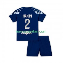 Maglie da Calcio Paris Saint-Germain Hakimi 2 Bambino Quarta Tenuta 2024-2025 Maniche Corte