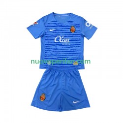 Maglie da Calcio RCD Mallorca Bambino Alternativa Tenuta 2024-2025 Maniche Corte