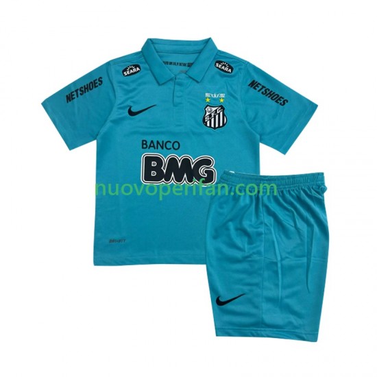 Maglie da Calcio Santos FC 2012 Retro Bambino Alternativa Tenuta 2011 Maniche Corte