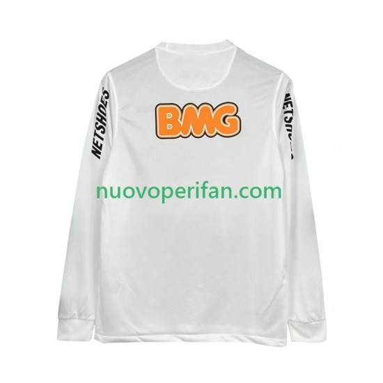 Maglie da Calcio Santos FC 2012 Retro Uomo Prima Tenuta 2011 Maniche Lunghe