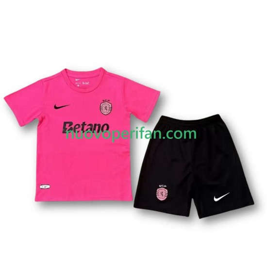 Maglie da Calcio Sporting CP Special Bambino Prima Tenuta 2024-2025 Maniche Corte