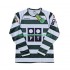 Maglie da Calcio Sporting CP 2001 2003 Retro Uomo Prima Tenuta Maniche Lunghe