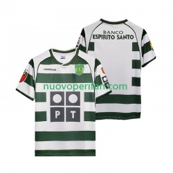 Maglie da Calcio Sporting CP 2001 2003 Retro Uomo Prima Tenuta Maniche Corte