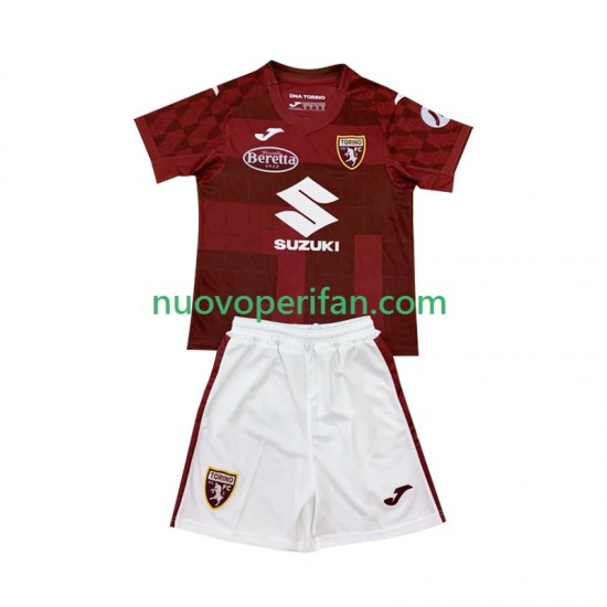 Maglie da Calcio Torino Bambino Prima Tenuta 2024-2025 Maniche Corte