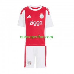 Maglie da Calcio AFC Ajax Bambino Prima Tenuta 2026-2027 Maniche Corte
