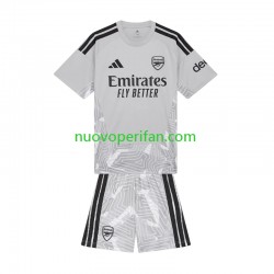 Maglie da Calcio Arsenal Portiere Bambino Prima Tenuta 2026-2027 Maniche Corte