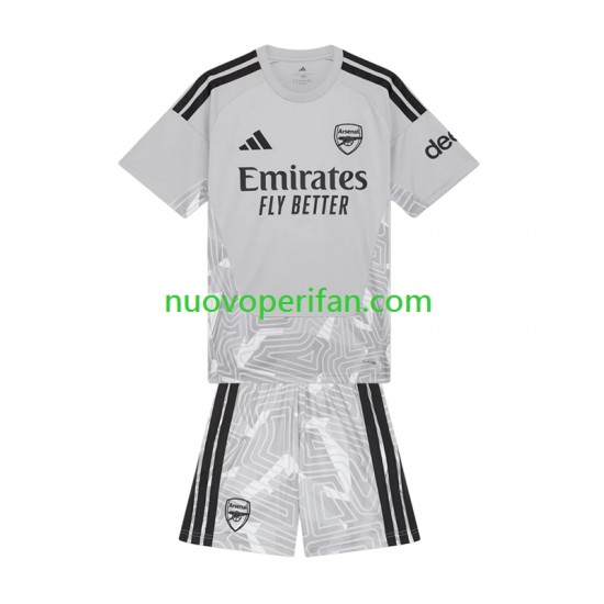 Maglie da Calcio Arsenal Portiere Bambino Prima Tenuta 2026-2027 Maniche Corte