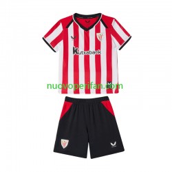 Maglie da Calcio Athletic Bilbao Bambino Prima Tenuta 2026-2027 Maniche Corte