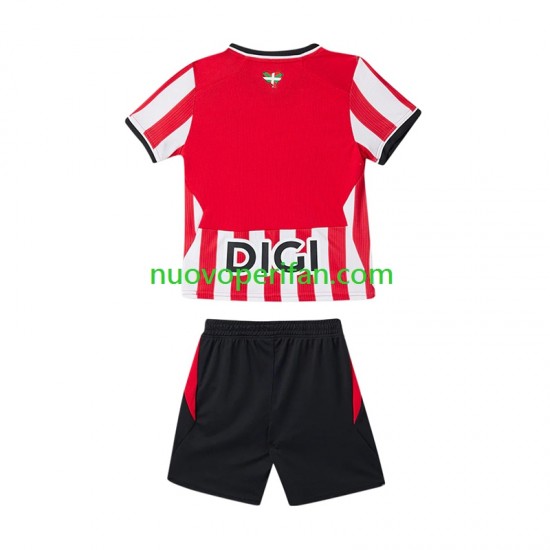 Maglie da Calcio Athletic Bilbao Bambino Prima Tenuta 2026-2027 Maniche Corte
