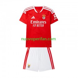 Maglie da Calcio Benfica Bambino Prima Tenuta 2026-2027 Maniche Corte