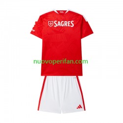 Maglie da Calcio Benfica Bambino Prima Tenuta 2026-2027 Maniche Corte