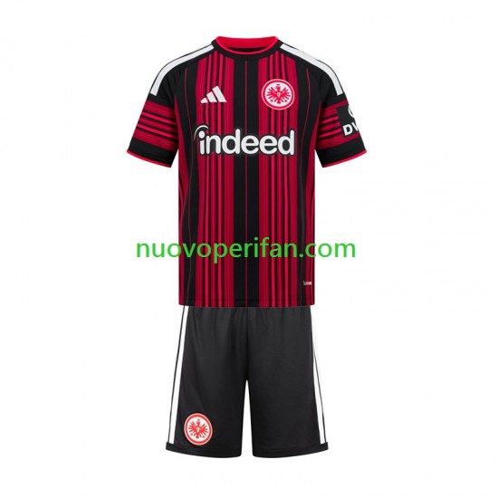 Maglie da Calcio Eintracht Frankfurt Bambino Prima Tenuta 2026-2027 Maniche Corte