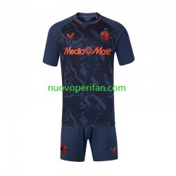 Maglie da Calcio Feyenoord Rotterdam Bambino Alternativa Tenuta 2026-2027 Maniche Corte