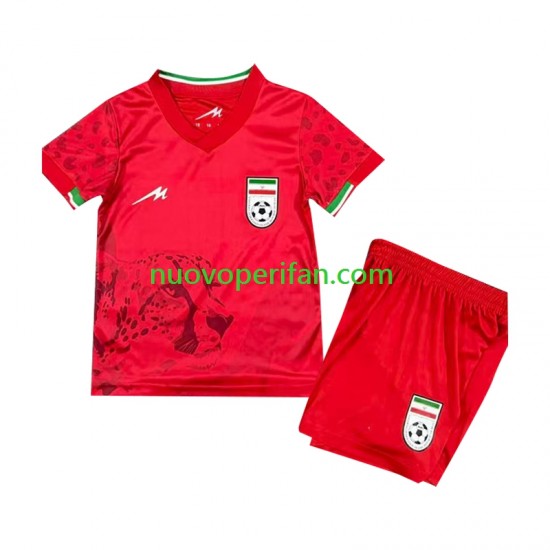 Maglie da Calcio Iran Bambino Trasferta Tenuta 2026 Maniche Corte
