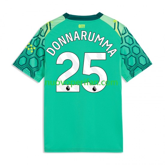 Maglie da Calcio Manchester City Gianluigi Donnarumma 25 Portiere Uomo Prima Tenuta 2026-2027 Maniche Corte
